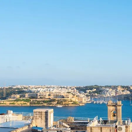 Knights 1500s Palazzino In - Seaview Rooftop Jacuzzi Lounge Villa Valletta