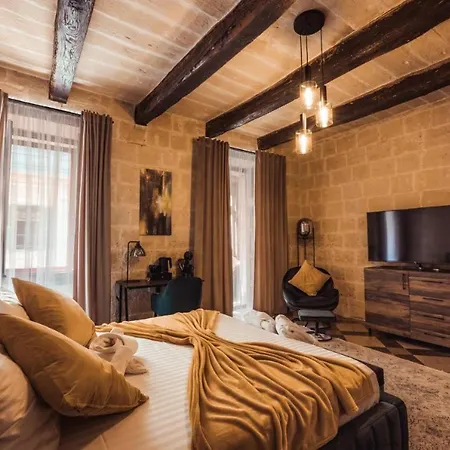 Knights 1500s Palazzino In - Seaview Rooftop Jacuzzi Lounge Villa Valletta