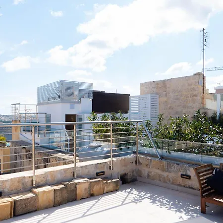 Luxury Year 1500s Palazzino In - Beautiful Rooftop Lounge Valletta
